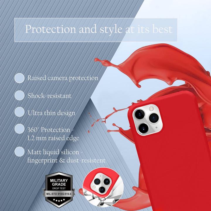 Immagine prodotto Cadorabo Copertura della cassa del silicone liquido TPU (Apple iPhone 11 Pro)