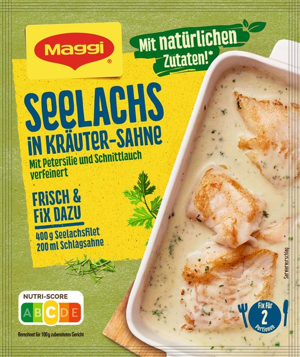 Produktbild Maggi FIX Seelachs Kräuter Sahne (33 g)
