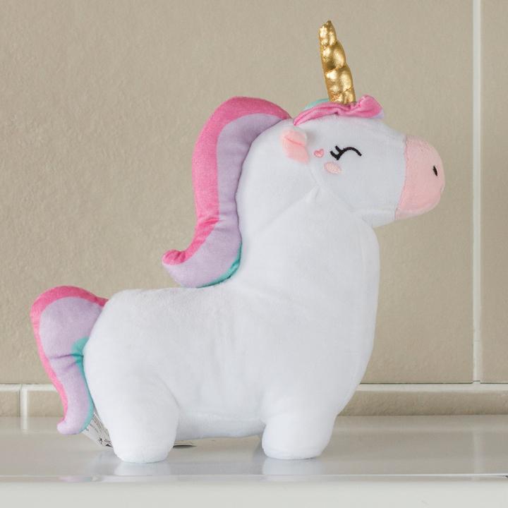 Actual product image Novelty Mikrowelle Wärmekuscheltier Unicorn