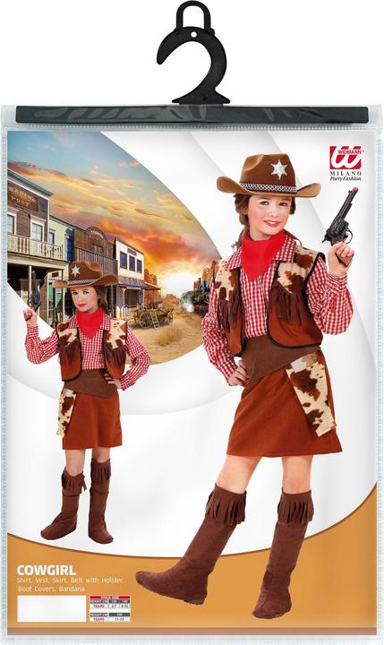 Immagine prodotto Widmann Costume da cowgirl per bambini (140)