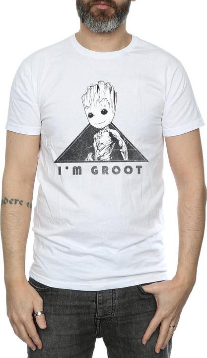 Image du produit - T-shirt GUARDIANS OF THE GALAXY VOL. GROOT MONO TRIANGLE - Homme (XXL)