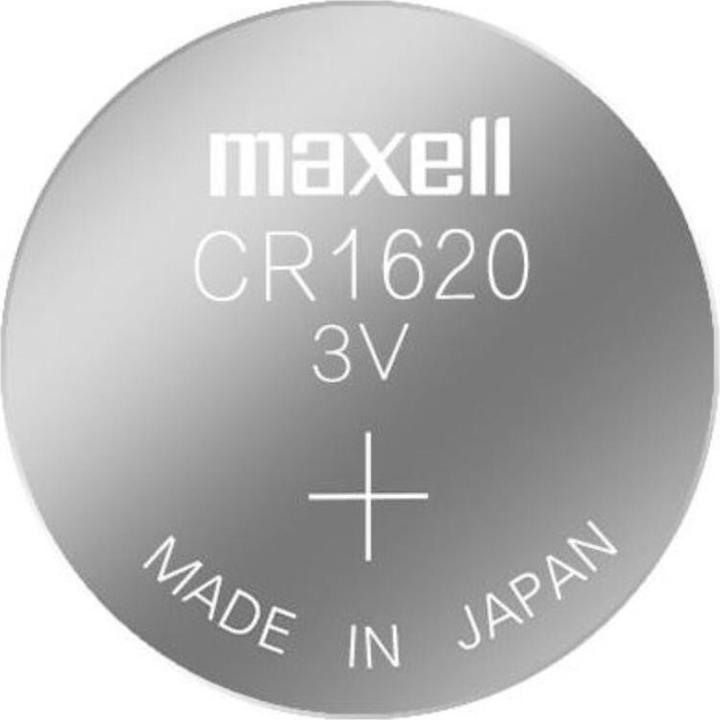Actual product image Maxell Lithium battery (5 pcs., CR1620, 80 mAh)