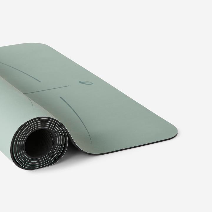 Image du produit Kimjaly Tapis yoga ultra adhérent 185cm x 65 cm x 4mm - vert foncé (4 mm)