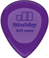 Produktbild Dunlop Stubby Jazz Pick Light Purple - 2.00 (2 mm)