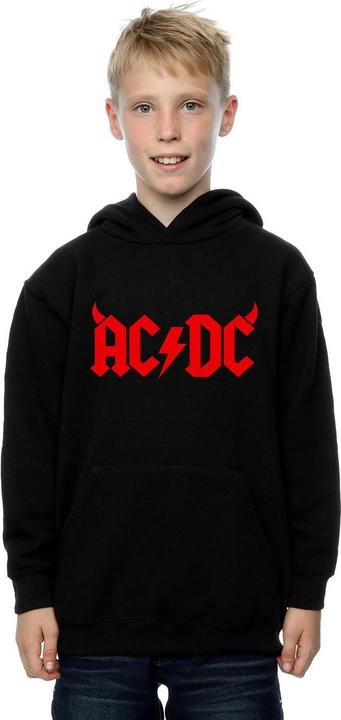 Produktbild AC/DC Horns Logo Kapuzenpullover Jungen (128)