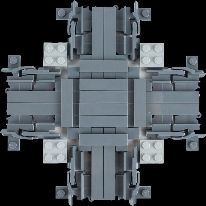 Produktbild LEGO City Schienenkreuzung Gleiskreuzung Kreuzung - NEU! Menge 1x