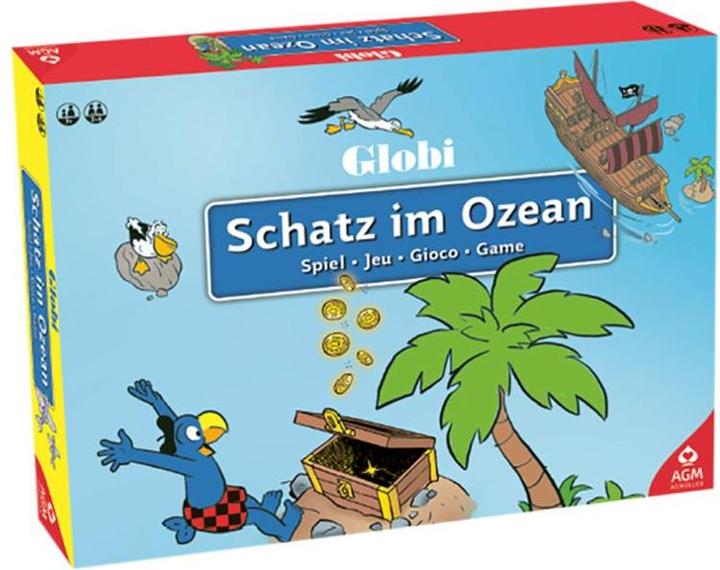 Actual product image AGM Globi treasure in the ocean (Italian, English, French, German)