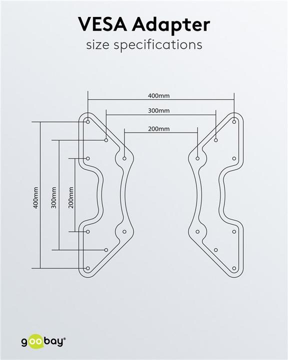 Productafbeelding Goobay Vesa adapter (Adapter / montageplaten)