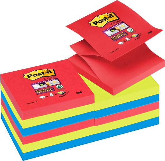 Actual product image Post-it Z-Notes Jewel Pop (76 x 76 mm)