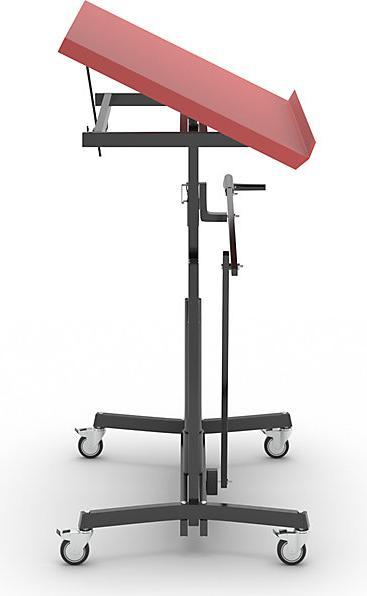 Actual product image Global Stole XL material stand, mobile, height adjustment range 730 - 980 mm, 4 stabilising