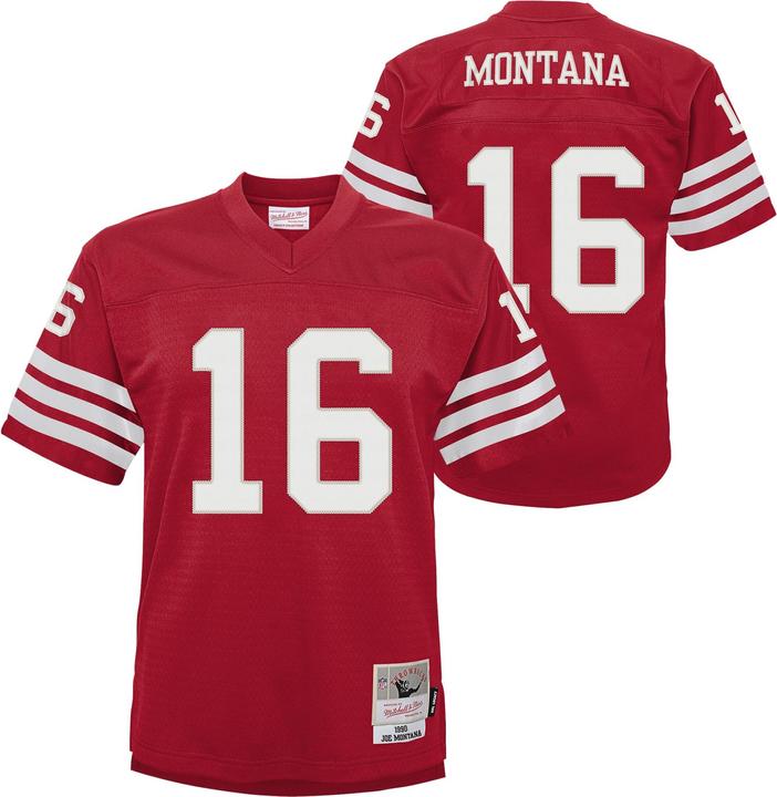 Actual product image Mitchell & Ness M&N Legacy Enfants Jersey San Francisco 49ers Joe Montana (140, 146)