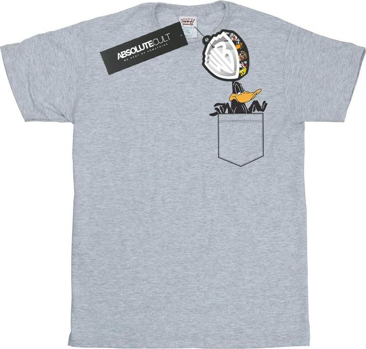 Image du produit Looney Tunes - T-shirt DAFFY DUCK FAUX POCKET - Garçon (140, 146)
