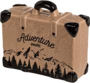 Out of the blue Ceramic money box suitcase 15x6x13cm
