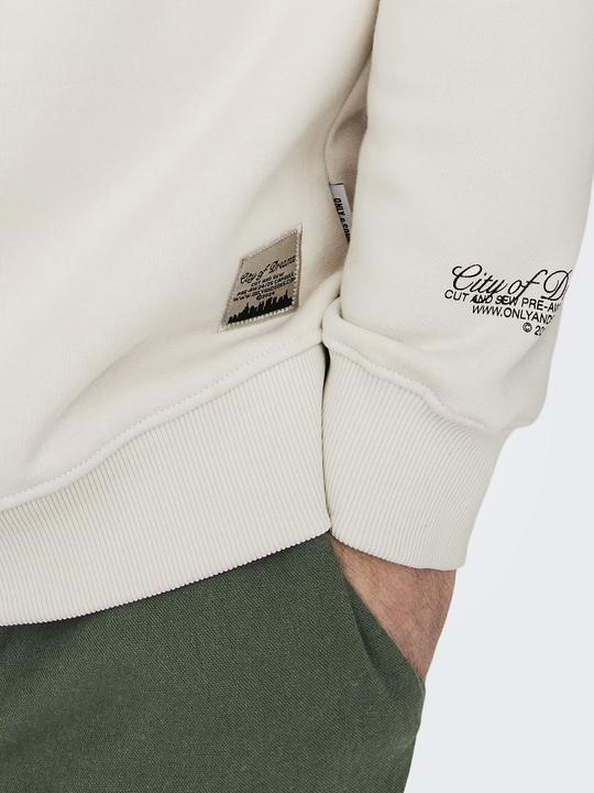 Actual product image Only & Sons Regular fit High neck sweatshirt Sweatshirt (L)