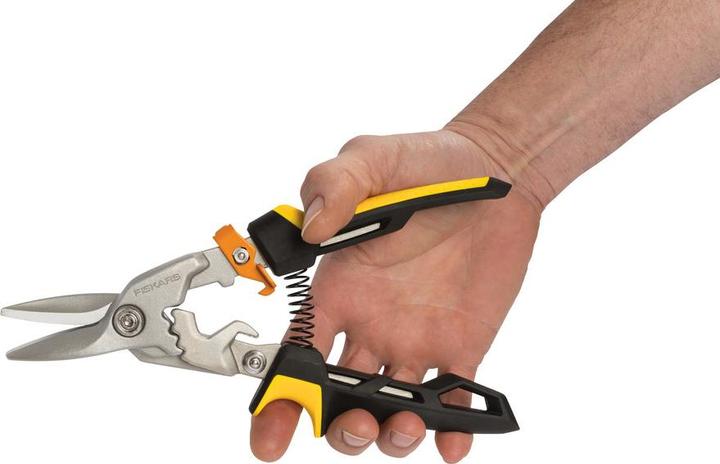 Produktbild Fiskars PowerGear Aviation tin snips, straight cut