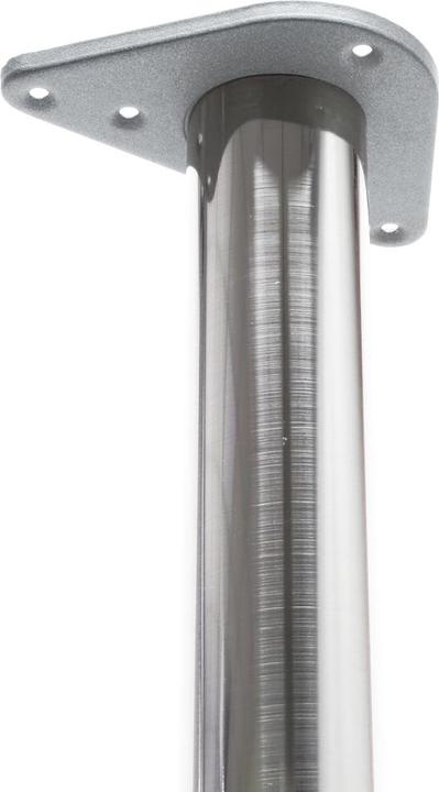 Image du produit Wiltec Pied de table Acier inoxydable Lot de 4 pieds Nickel Support de table Réglable 710mm Ø60mm