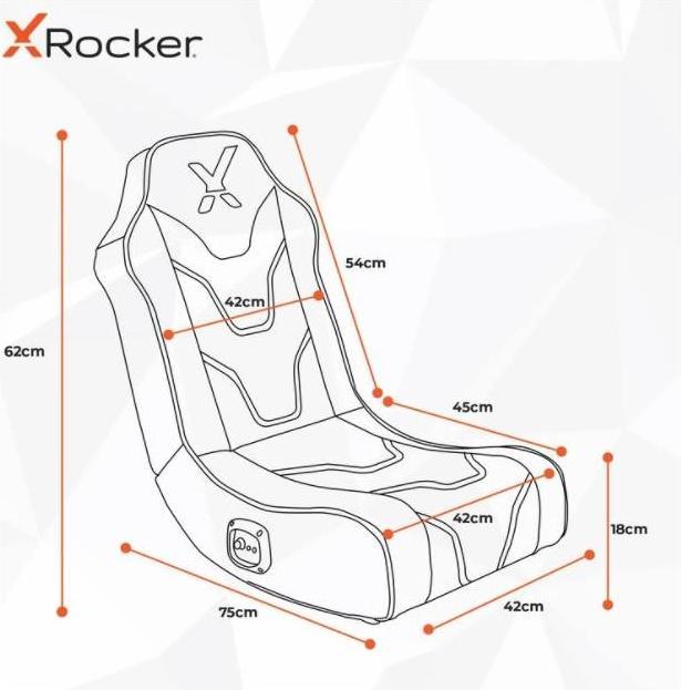 Productafbeelding X Rocker Chimera RGB 2.0 Stereo Audio Gaming Stoel
