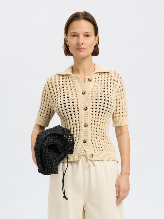 Produktbild Selected Femme Häkel-Look Strickjacke (XS)