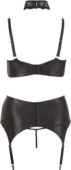 Produktbild Cottelli Collection Spitzen-Straps-Set (XXL, 95 D)