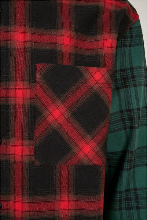Produktbild Urban Classics Oversized Mix Check Shirt - 17008 (XL)