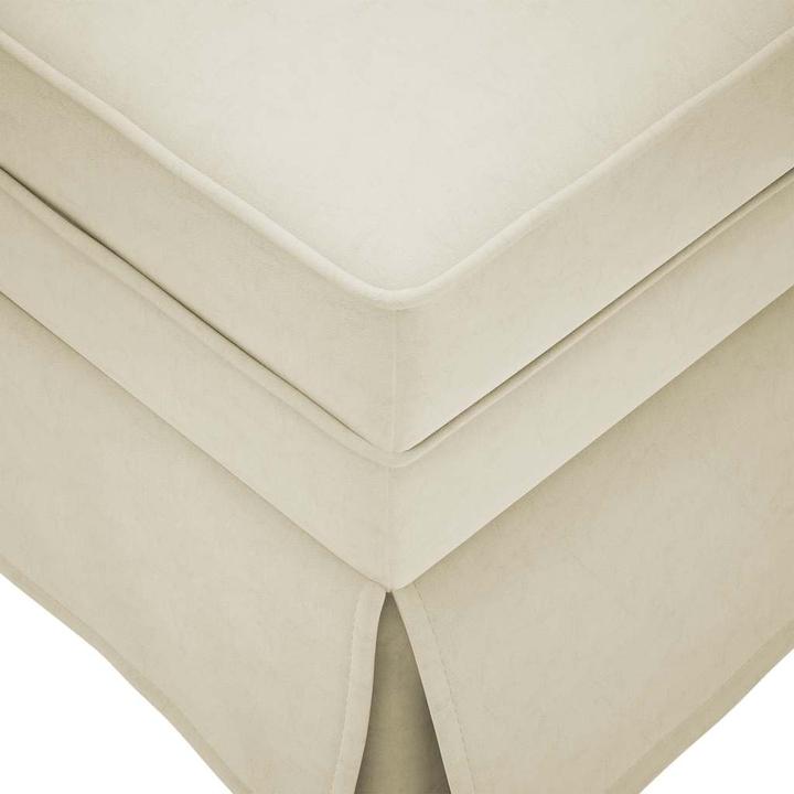 Immagine prodotto VidaXL Chaise longue con bolster e bracciolo destro in velluto crema