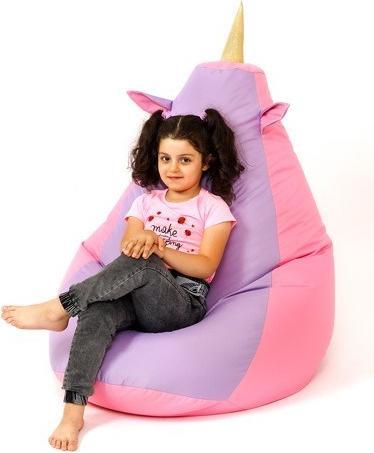 Produktbild Go Gift Sako Tasche pouf Einhorn rosa-lila L 105 x 80 cm