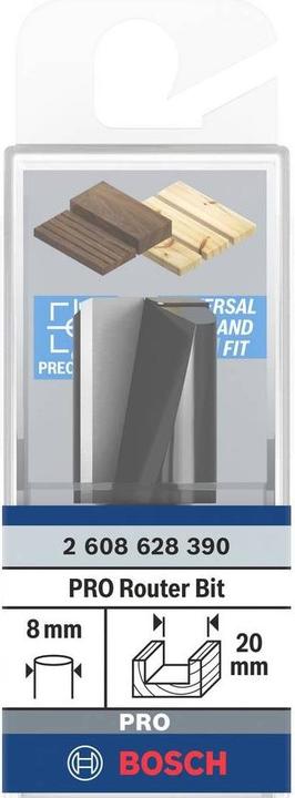 Productafbeelding Bosch Professional Zubehör Groeffrees 8 mm, D1 20 mm, L 25