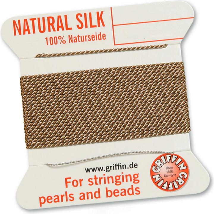 Produktbild Leyda Naturseide 2 Meter mit Nadel