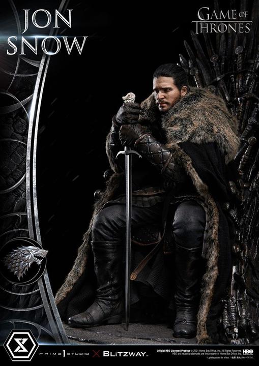Actual product image Prime 1 Studio Game of Thrones statuette 1/4 Jon Snow 60 cm