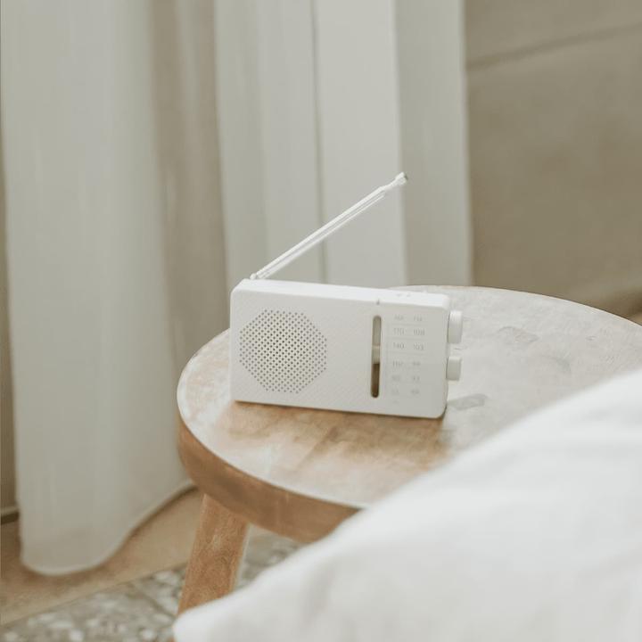 Actual product image Sangean SR36WHITE portable radio (AM, FM)