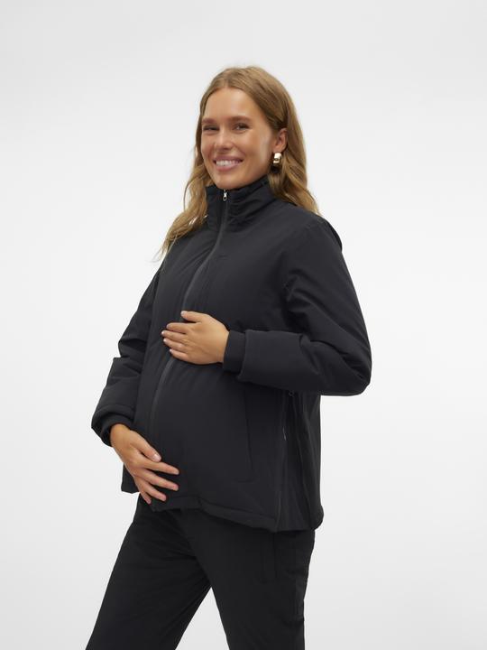 Produktbild Mamalicious Hoch geschlossen Gerippte Ärmelbündchen Jacke Jacke (L)