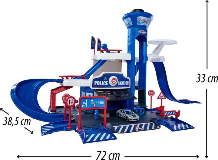Majorette Creatix Police Station + 1 vehicle