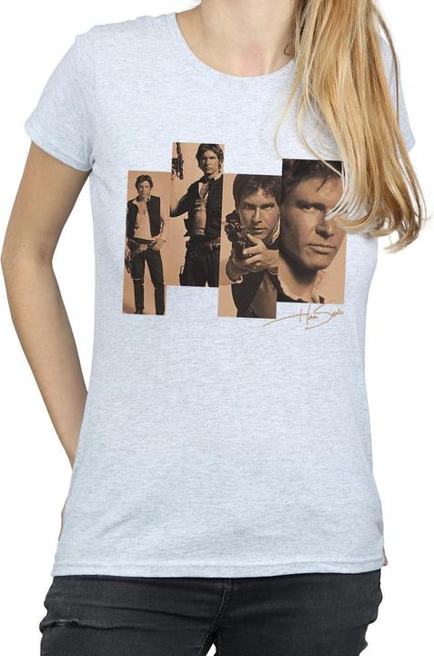 Immagine prodotto Star Wars Han Solo Photoshoot Maglietta Donna (L)