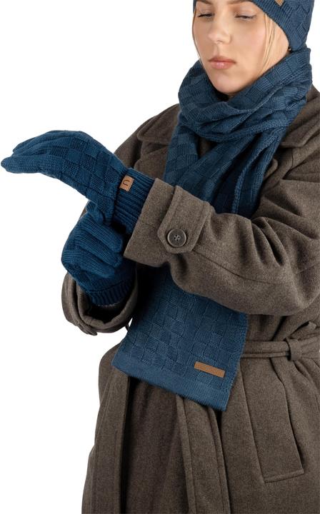 Immagine prodotto Normani Set invernale in lana merino con cappello, sciarpa e guanti modello Yuma - 9601