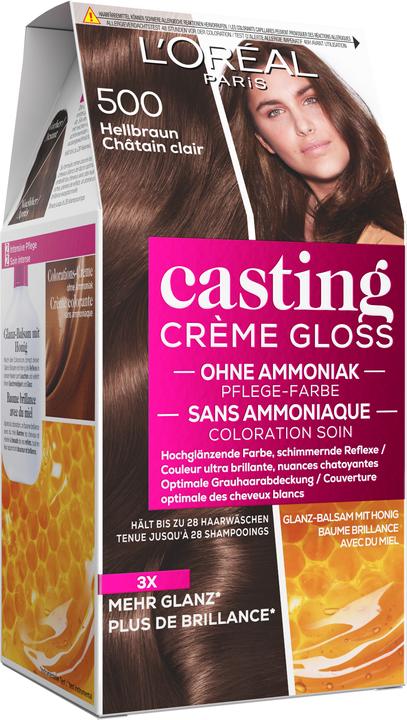 L'Oréal Paris Crema Gloss per la colata (500 marrone chiaro)