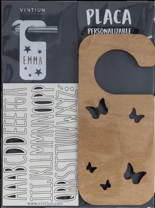 Immagine prodotto Vintiun Appendino per porta Farfalla Natura Personalizzabile