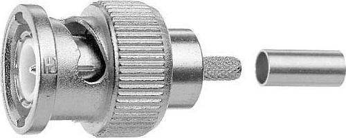 Produktbild Telegärtner BNC-Kabelstecker Crimp G01 50 Ohm, crimp/crimp, Standard, A0205, G01 (RG-58 C/U), YR23092 Belden