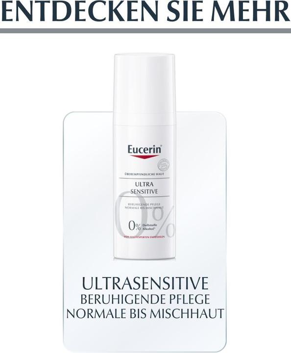 Produktbild Eucerin Ultra Sensitive Beruhigende Pflege für trockene Haut (50 ml, Tagescreme)