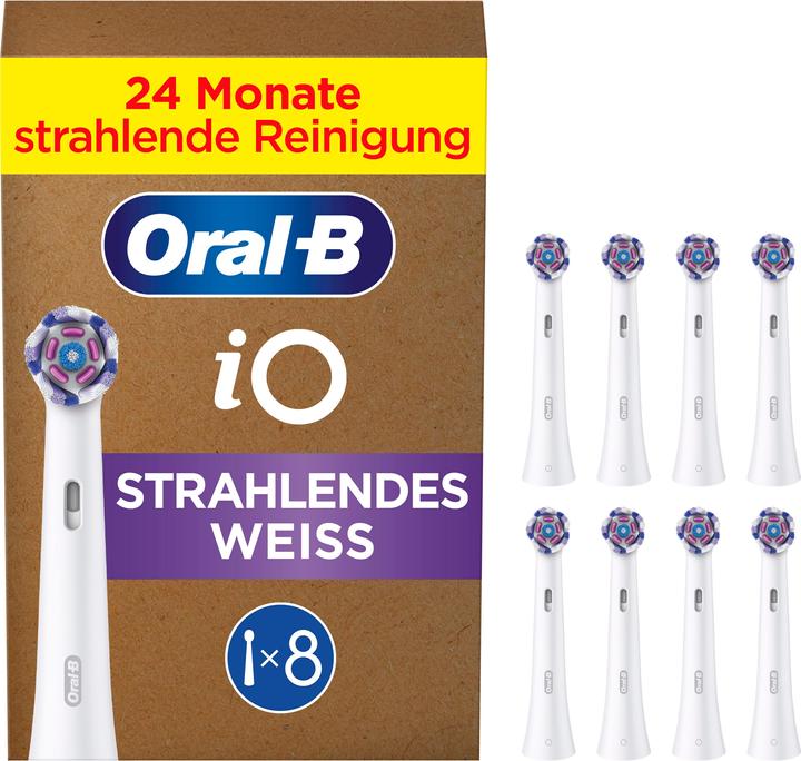 Produktbild Oral-B iO Strahlendes Weiss, Original Aufsteckbürsten (8 x)