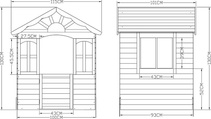 Produktbild Casa.Pro Lulä Spielhütte