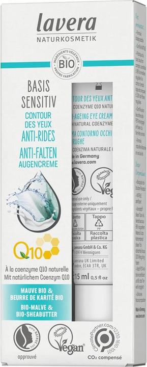 Produktbild Lavera Q10 basis sensitiv (Crème, 15 ml, Tag + Nacht)