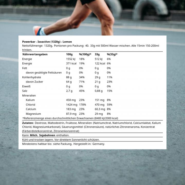Immagine prodotto Powerbar Isoactive (Limone, 1 x)
