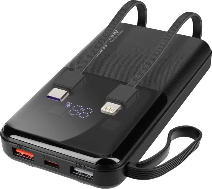 Actual product image LinQ 10,000mAh power bank + Lightning / USB-C cable (10000 mAh)