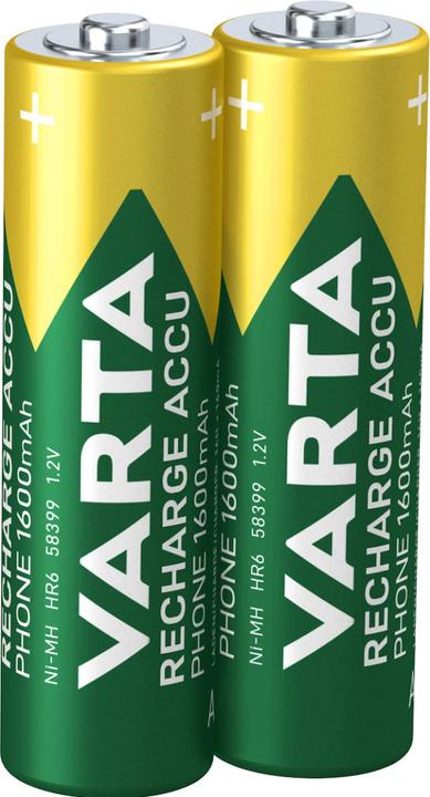 Produktbild Varta Recharge Accu Phone (2 Stk., AA, 1600 mAh)