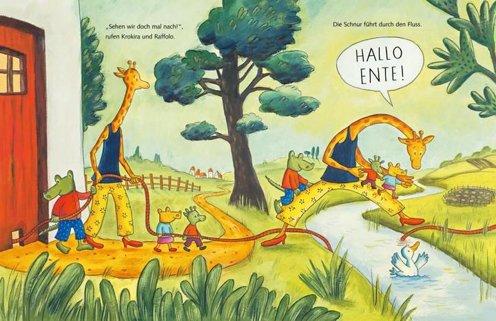 Immagine prodotto Krokodil und Giraffe: Krokodil, Giraffe und die grosse Überraschung (Tedesco, Daniela Kulot, 2020)