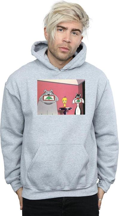 Image du produit Looney Tunes - Sweat à capuche CHRISTMAS POSTCARD - Homme (5XL)