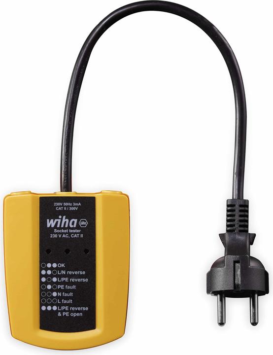 Actual product image Wiha Socket tester (CAT II 300V)