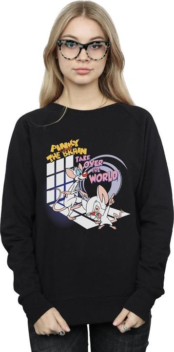 Immagine prodotto Universal Textiles Felpa Donna/Ladies Pinky And The Brain Take Over The World (S)