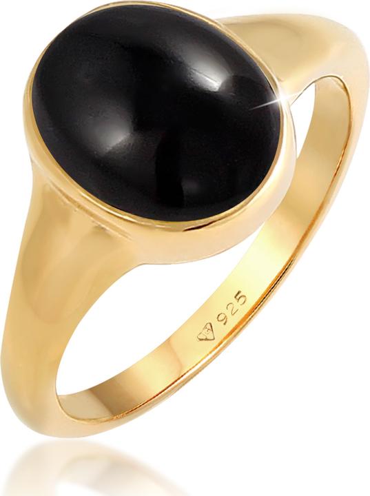 Actual product image Elli Siegelring mit Onyx Edelstein (58, 925 Silver)