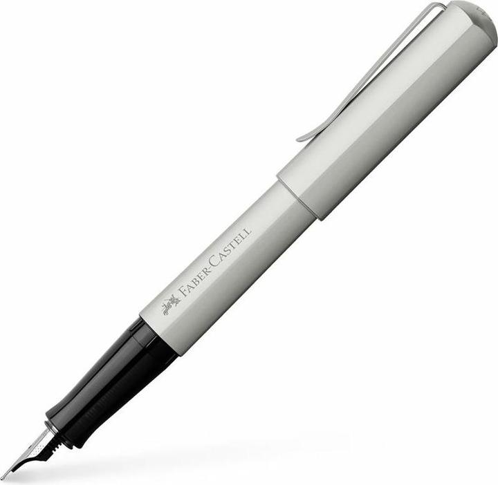 Faber-Castell Füller Hexo silber matt EF (Silber matt, 1 x)
